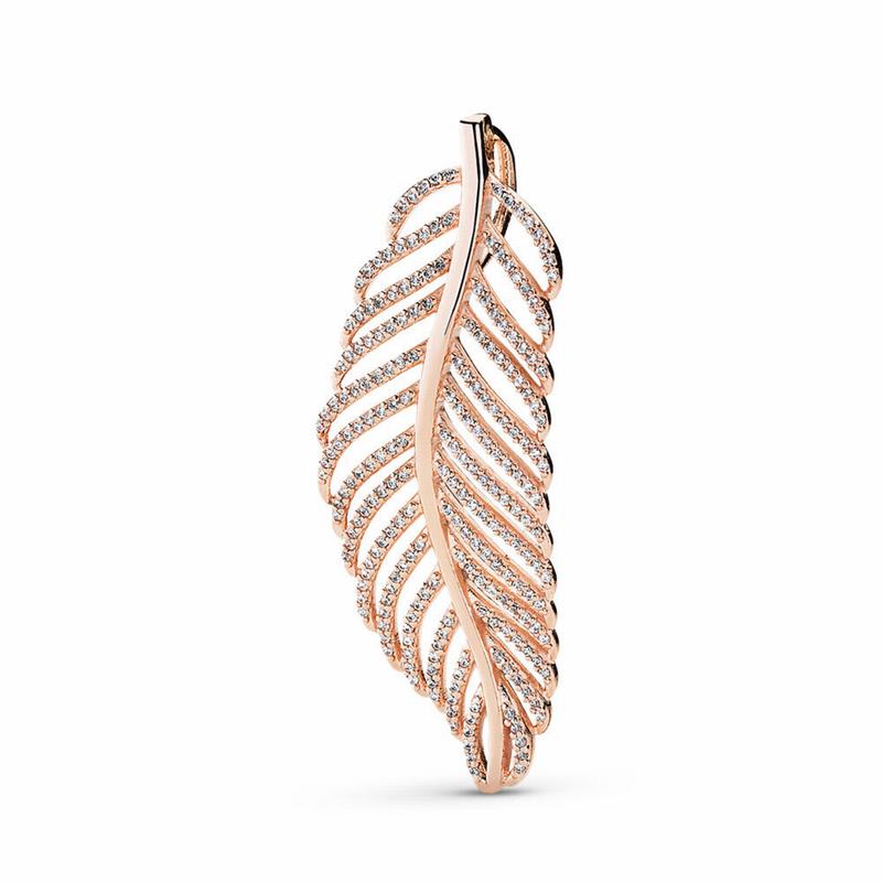 Pandora Australia Rose™ Light As A Feather Pendant | XRVSGT179